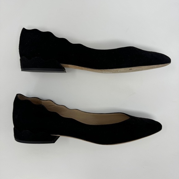 Chloe Block Heels Ballet Flats Ballerinas - Picture 3 of 16